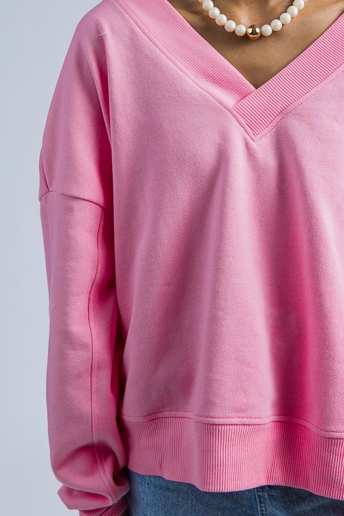 V-Neck Sweatshirt, Pink - 4K7A0121- (10)h.jpg